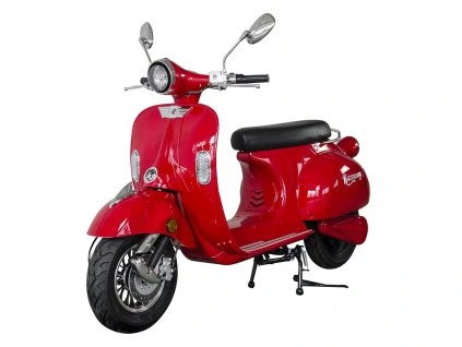 Elektroskútr  RACCEWAY® CENTURY E-RETRO, červený-lesklý (Výkon (W) 2000)